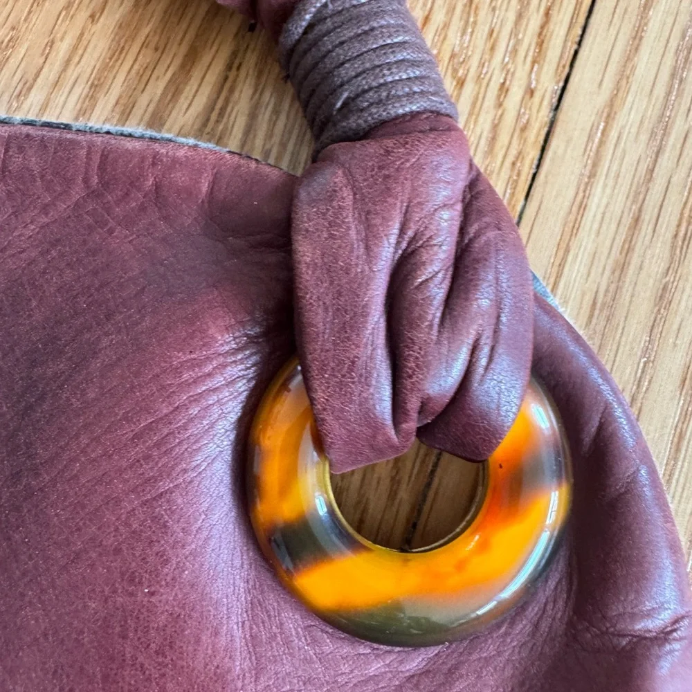 Italian leather large bag